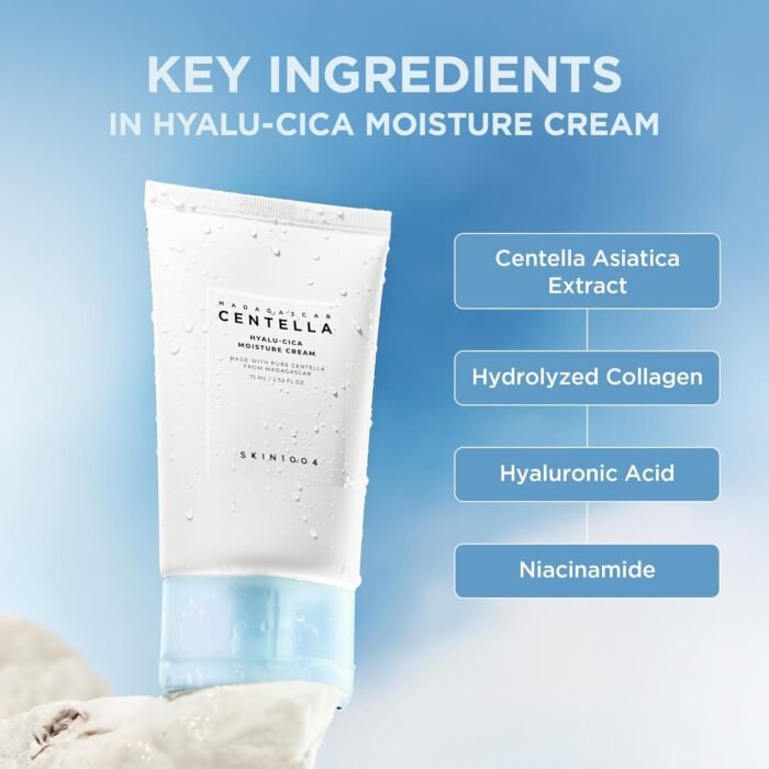 ⁦SKIN1004 Madagascar Centella Hyalu-Cica Moisture Cream 75ml⁩ - الصورة ⁦4⁩