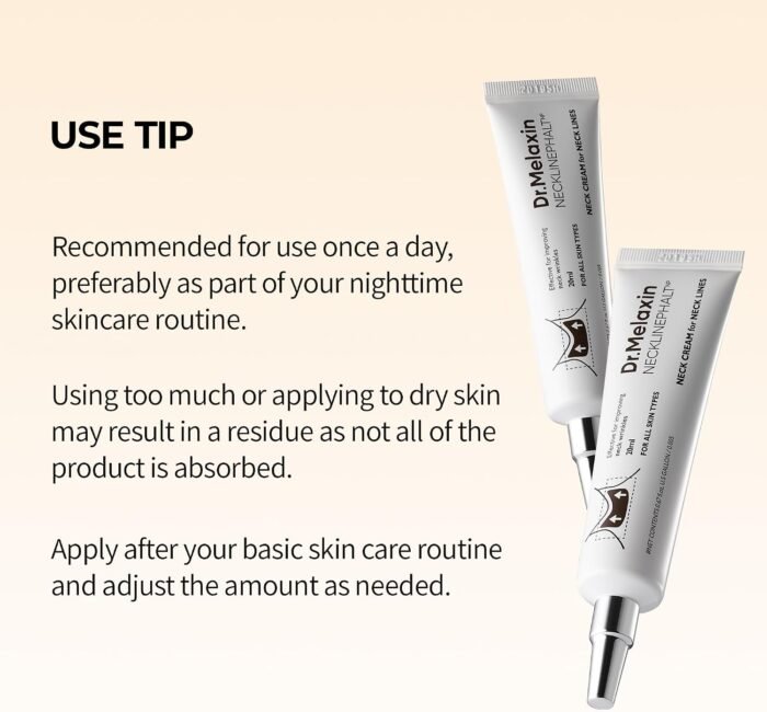 ⁦Dr. Melaxin Necklinephalt Neck Cream Neck Care, Volume Lifting, Hali, Needle Beauty, Beauty Needle⁩ - الصورة ⁦7⁩