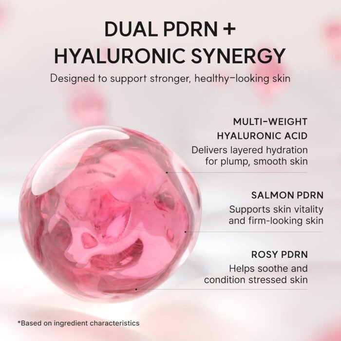 Arencia PDRN Booster Shot Serum, Rosy-PDRN & Peptides for Glowy, Healthy Skin, 30ml/1.01 fl oz - Image 6