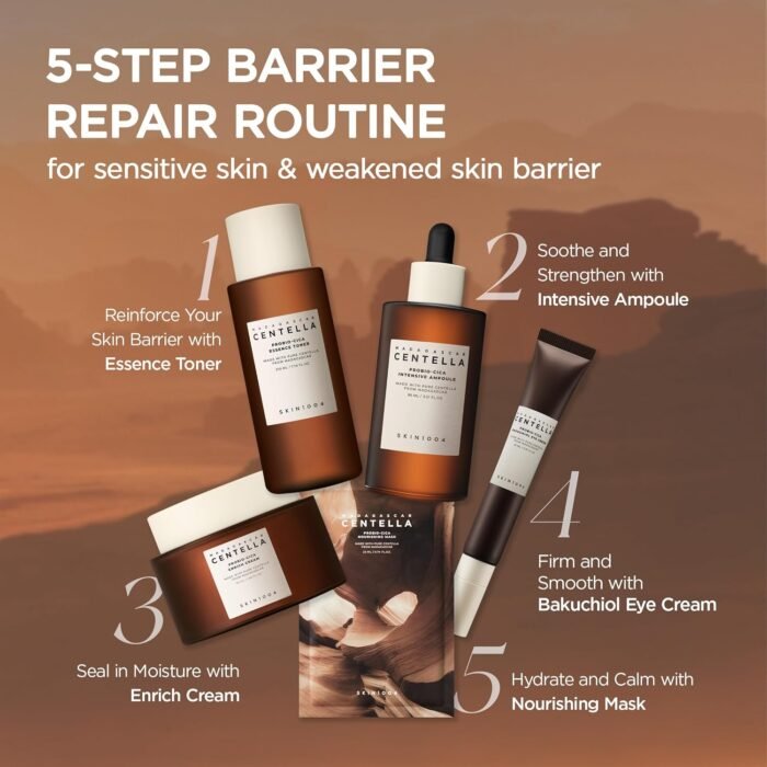 ⁦SKIN1004 Madagascar Centella Probio-Cica Essense Toner 210ml⁩ - الصورة ⁦8⁩