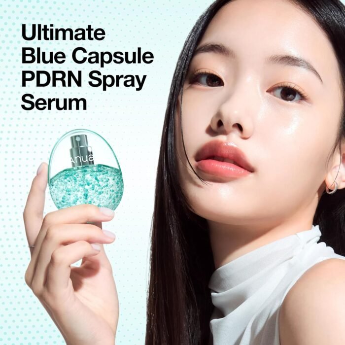 ANUA PDRN Collagen Glow Facial Serum Spray, Hydrating Face Mist, Hyaluronic Acid, Dewy Glass Finish, All Skin Types, Instant Plumping Hydration, Firming Care, Korean Skincare, 1.01 Fluid Ounce - Image 9