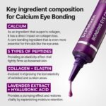 ⁦Dr.Melaxin Calcium Bonding Eye Cream with Peptides and Hyaluronic Acid Against Wrinkles, Dark Circles and Puffy Eyes, 0.51 fl oz (Pack of 1)⁩ - الصورة ⁦8⁩