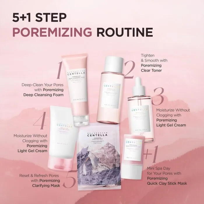 ⁦SKIN1004 Madagascar Centella Poremizing Light Gel Cream 75ml⁩ - الصورة ⁦8⁩