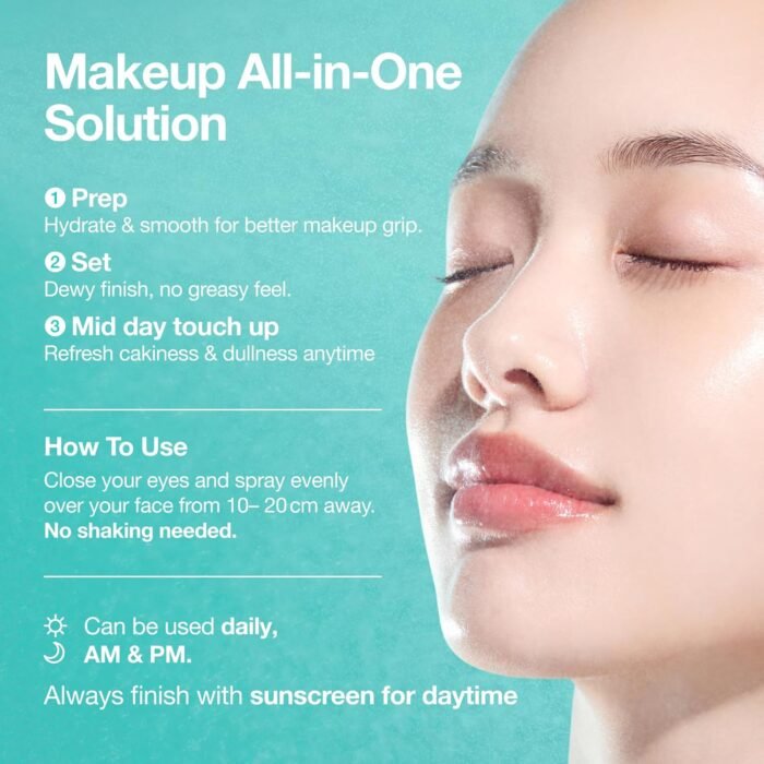 Anua PDRN Collagen Glow Facial Serum Spray, Hydrating Face Mist, Hyaluronic Acid, Dewy Glass Finish, All Skin Types, Instant Plumping Hydration, Firming Care, Korean SkinCare, 100 ml, 3.38 fl oz - Image 10