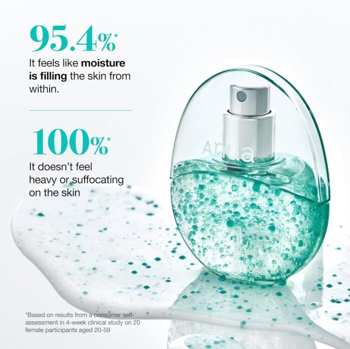ANUA PDRN Collagen Glow Facial Serum Spray, Hydrating Face Mist, Hyaluronic Acid, Dewy Glass Finish, All Skin Types, Instant Plumping Hydration, Firming Care, Korean Skincare, 1.01 Fluid Ounce - Image 8