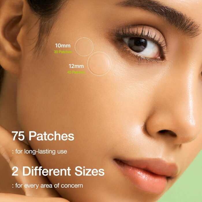 ANUA Ultra-Thin Spot Cover Patch, 2 Sizes invisible Hydrocolloid Patch for Face, Centella for area of concern, Slim Spot Stickers, Perfect coverage, Beauty & Facial Skincare Products (75 Counts) - Image 4