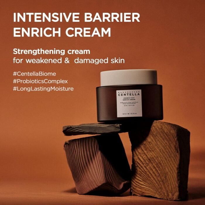 ⁦SKIN1004 Madagascar Centella Probio-Cica Enrich Cream 50ml⁩ - الصورة ⁦2⁩